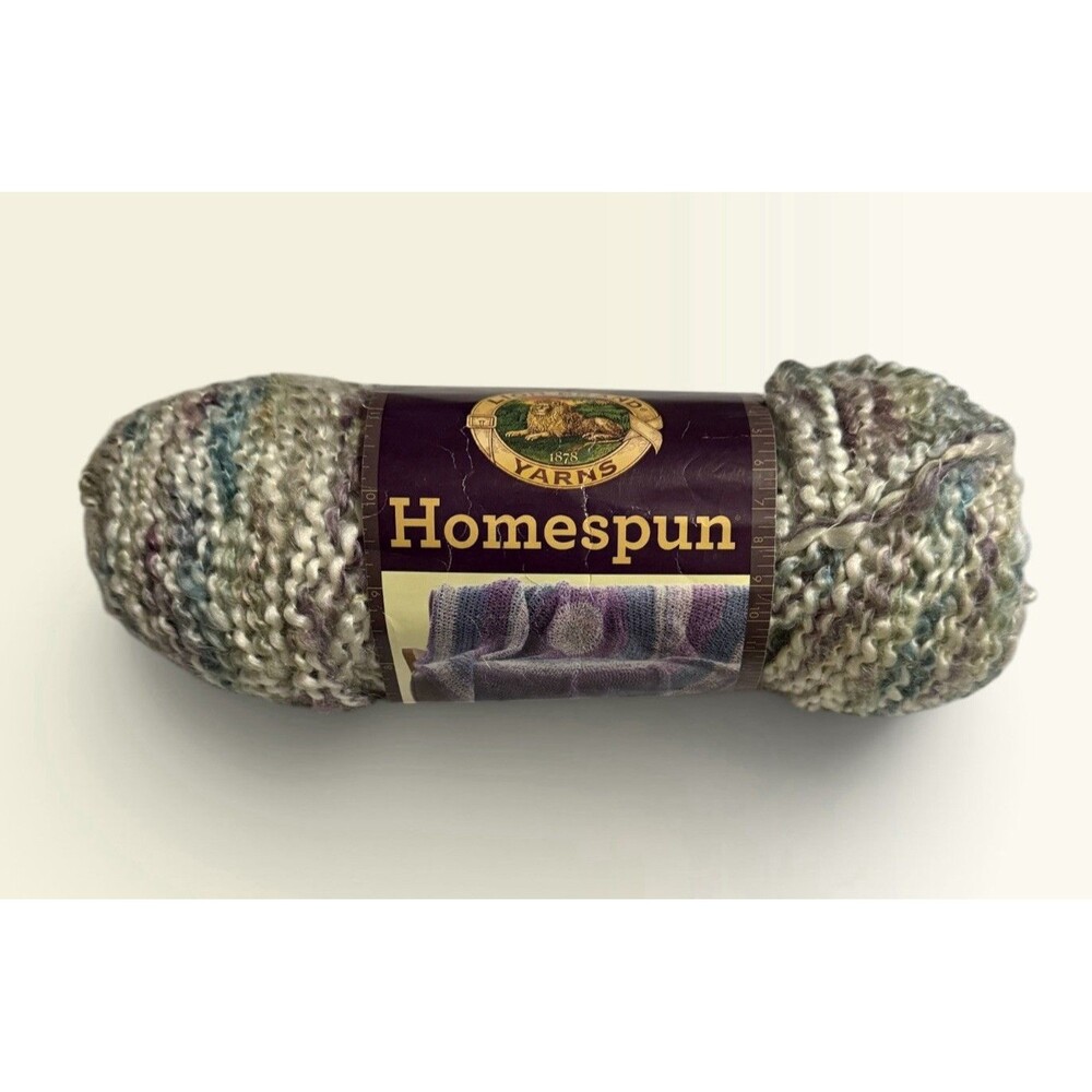 NEW Lion Brand Homespun Yarn Tudor Bulky 5 6oz 185yd Acrylic Polyester